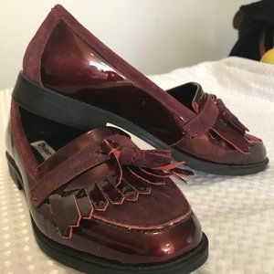Greatly - Burgundy Dune London Tassel Detail Loafer